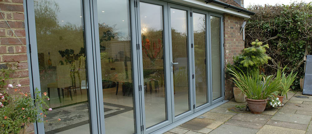 aluminium bi-folding doors Milton Keynes