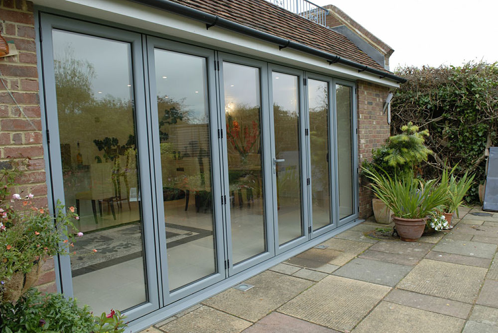 aluminium bi-folding doors Milton Keynes