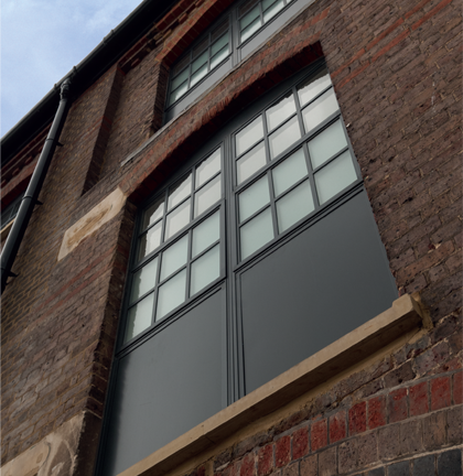 Aluminium doors