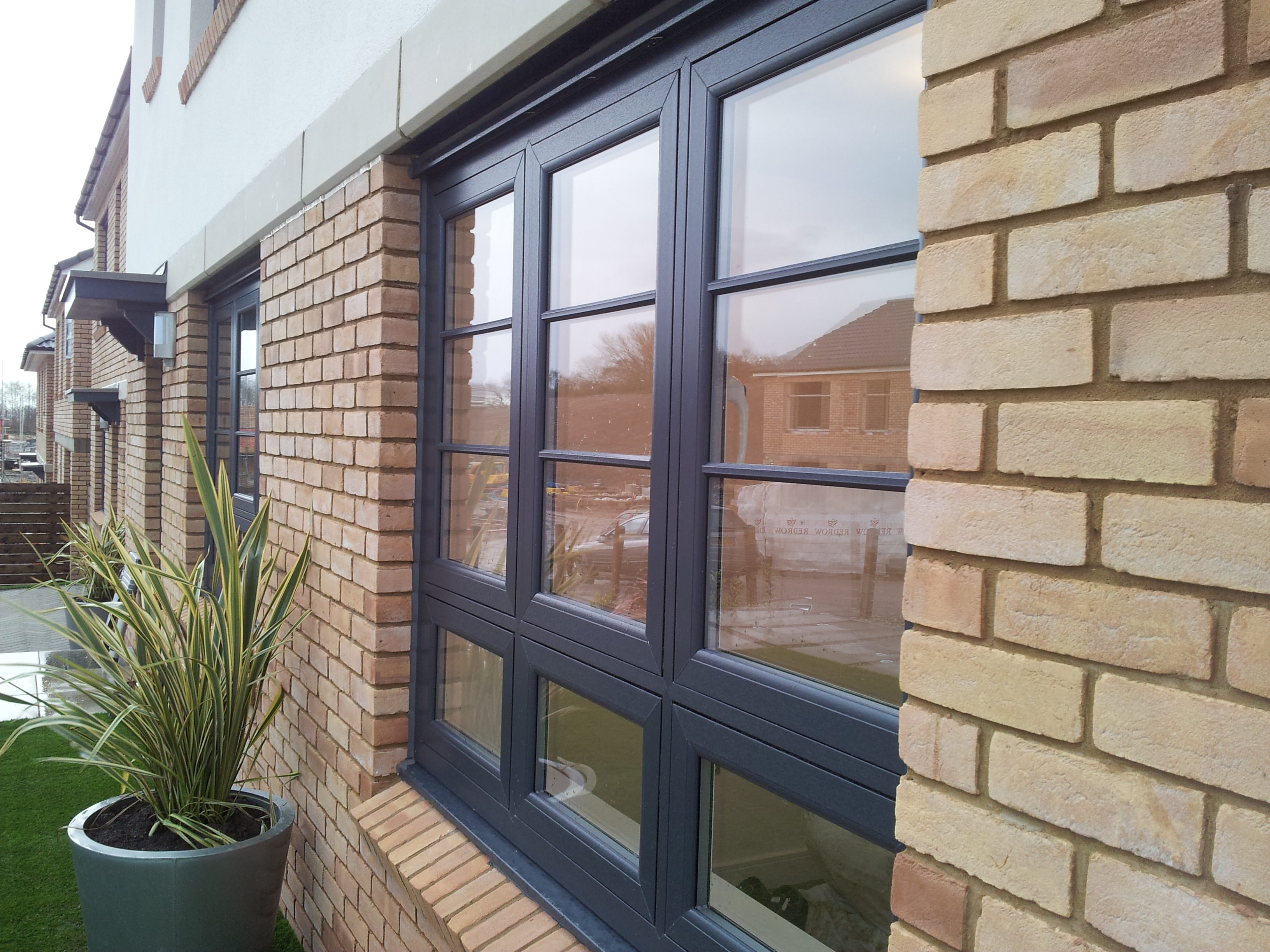 uPVC flush sash windows Leighton